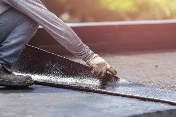 Professional Waterproofing technician working in Manchester Township, NJ